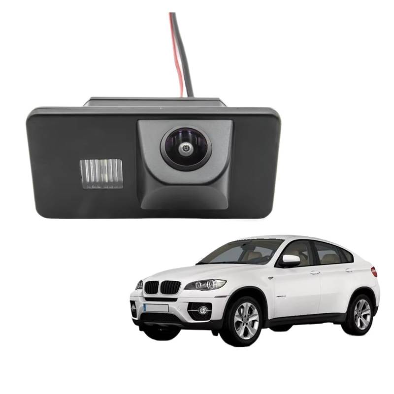 Backup Kamera CCD HD AHD Fisheye Rückansicht Kamera Auto Reverse Monitor Nachtsicht Für X6 X6M E71 2008 2009 2010 2011 2012 2013 2014 Hd Rückfahrkamera(A120 CVBS 680x480) von QINSHU