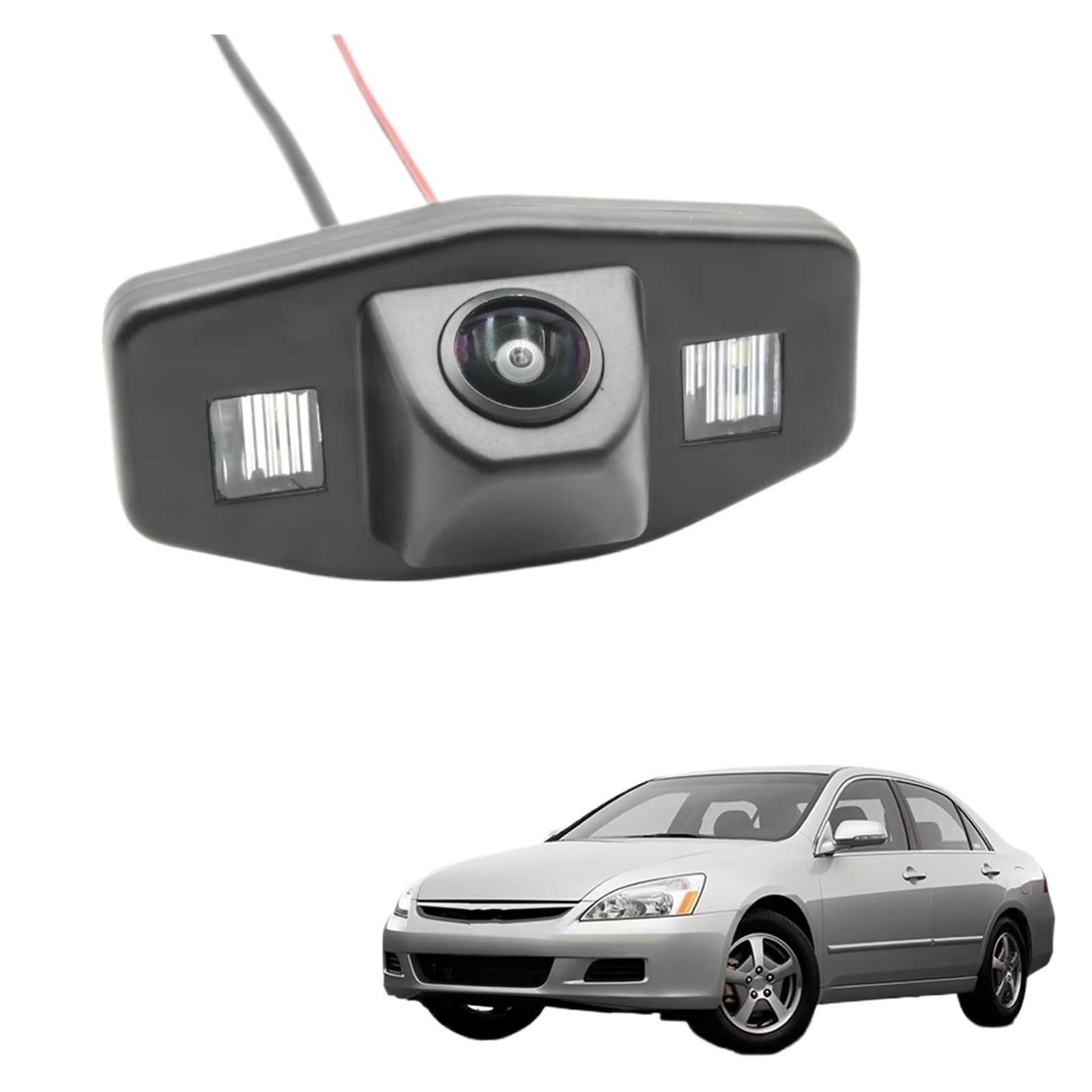 Backup Kamera CCD HD AHD Fisheye Rückansicht Kamera Auto Reverse Parkplatz Monitor Für Accord 7 2002 2003 2004 2005 2006 2007 4D Limousine Hd Rückfahrkamera(A120 CVBS 680x480) von QINSHU