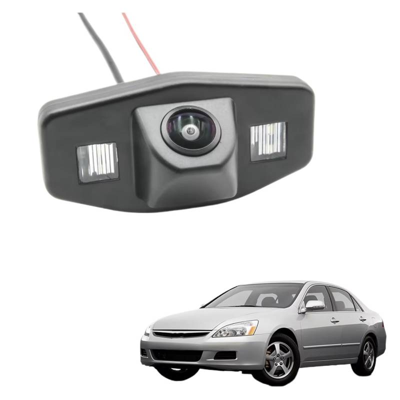 Backup Kamera CCD HD AHD Fisheye Rückansicht Kamera Auto Reverse Parkplatz Monitor Für Accord 7 2002 2003 2004 2005 2006 2007 4D Limousine Hd Rückfahrkamera(A120 CVBS 680x480) von QINSHU
