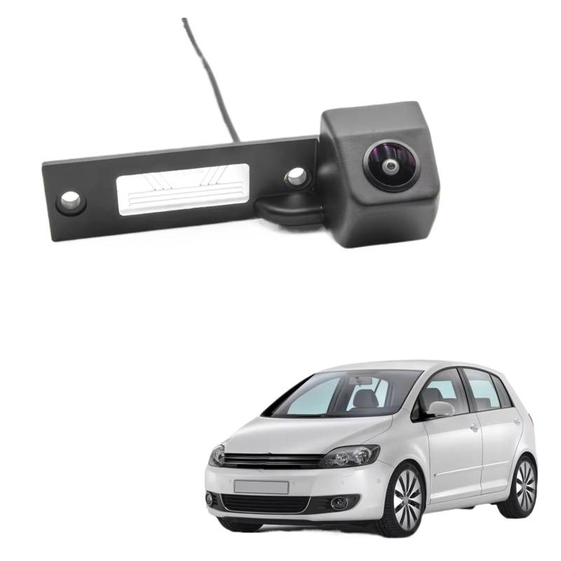 Backup Kamera CCD HD AHD Fisheye Rückansicht Kamera Vor Facelift Auto Reverse Parkplatz Monitor Für VW Für Golf Plus 2005 2006 2007 2008 Hd Rückfahrkamera(B150 CVBS 680x480) von QINSHU