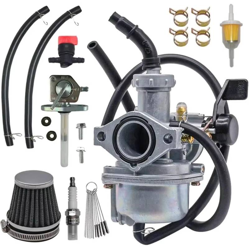 Moto Vergaser 16100-GCF-672 Für SSR 125cc 110cc CRF50 CRF70 XR70 XR70R 1997-2014 Pit Dirt Bike ATV Quad 4 Hub Motor Mit Luftfilter PZ22 22mm Vergaser Vergaser von QINSHU