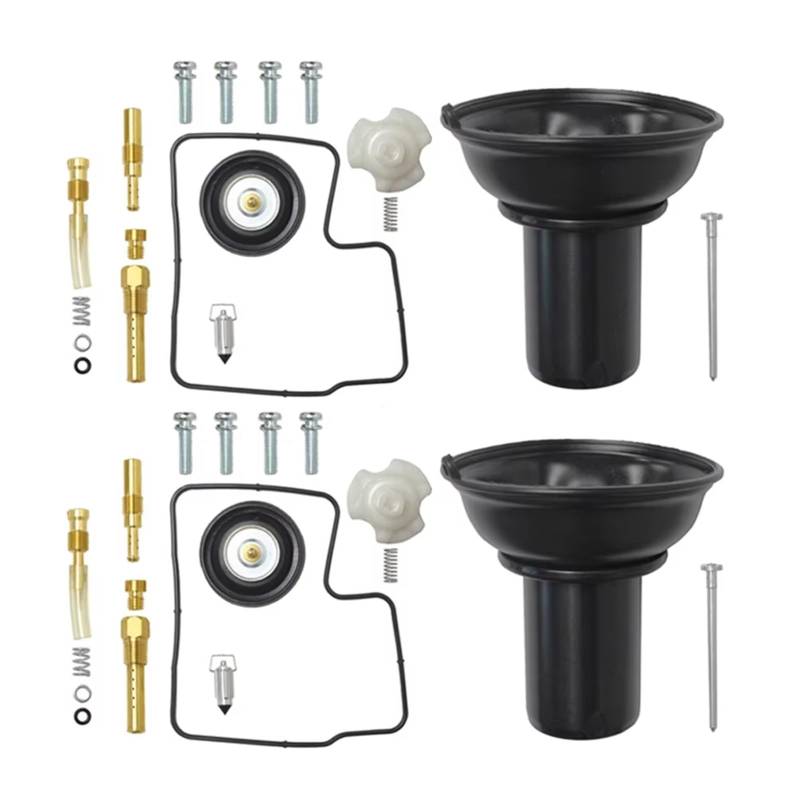 Moto Vergaser 2 Set Für Steed 600 Für Schatten VT600 Vlx600 Vlx 600 Vt600c Membran Ventil Dichtung Wiederaufbau Teile Set Vergaser Reparatur Kit Vergaser von QINSHU