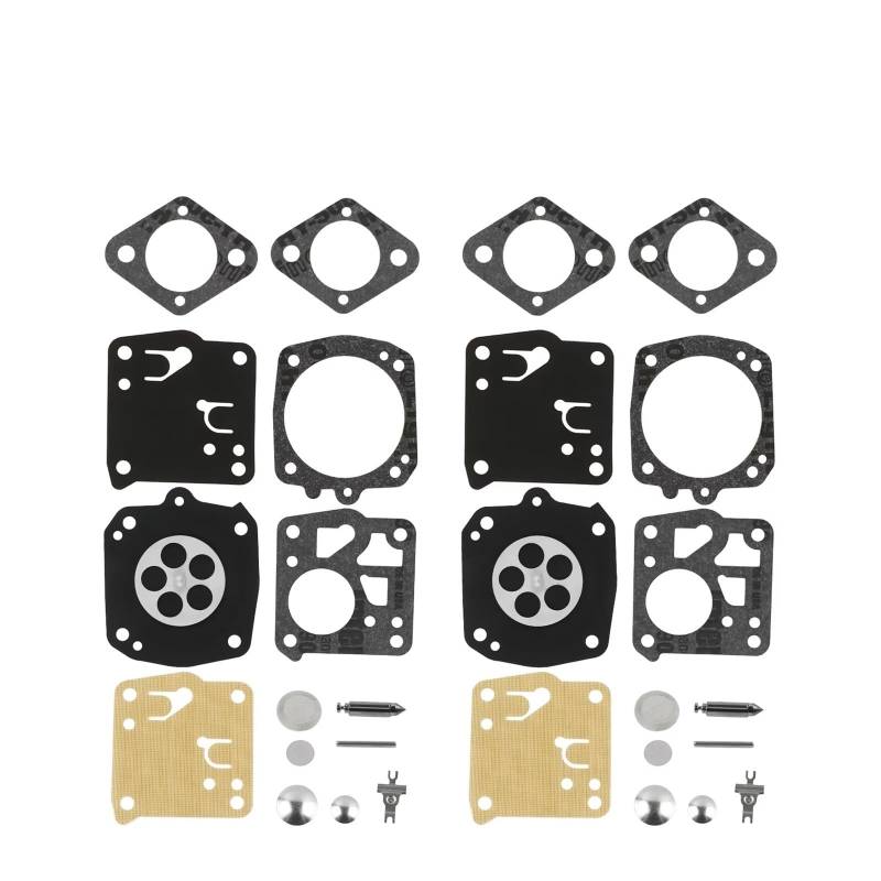 Moto Vergaser 2 Sets Vergaser Reparatur Rebuild Kit Membran RK-23HS RK-17HS Für Homelite X-12 XL XL-12 XL-98 XL-98A XL98C XLS1.54 XLS21B Vergaser von QINSHU