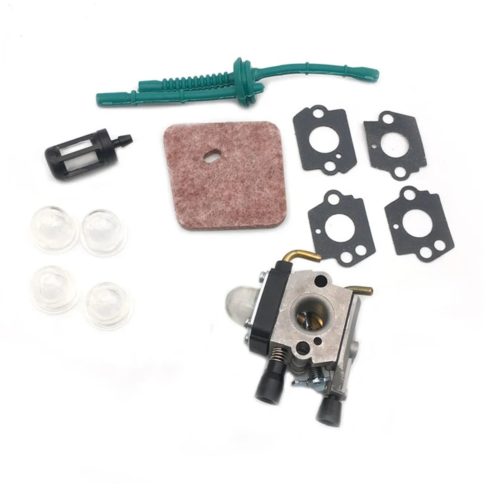 Moto Vergaser Für FS38 FS45 FS55 KM55 HL45 FS45C FS85 FS45L FS55C HL45 C1Q-S66 C1Q-S71 C1Q-S97 Vergaser Kit Luftfilter Garten Werkzeuge Vergaser(12Piece) von QINSHU
