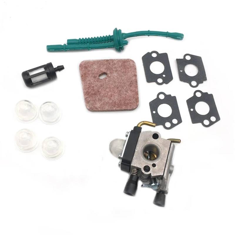 Moto Vergaser Für FS38 FS45 FS55 KM55 HL45 FS45C FS85 FS45L FS55C HL45 C1Q-S66 C1Q-S71 C1Q-S97 Vergaser Kit Luftfilter Garten Werkzeuge Vergaser(12Piece) von QINSHU