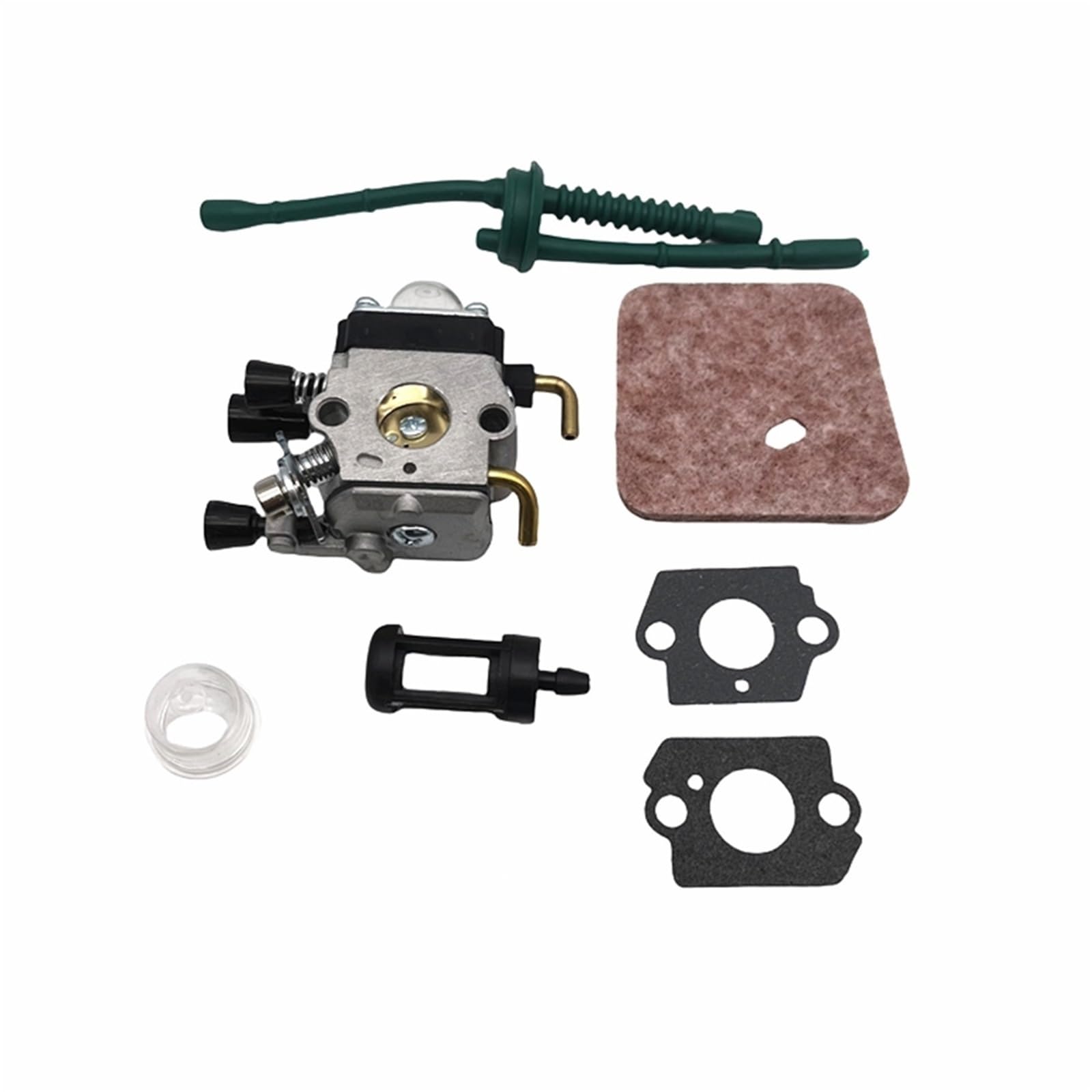 Moto Vergaser Für FS38 FS45 FS55 KM55 HL45 FS45C FS85 FS45L FS55C HL45 C1Q-S66 C1Q-S71 C1Q-S97 Vergaser Kit Luftfilter Garten Werkzeuge Vergaser(7Piece) von QINSHU