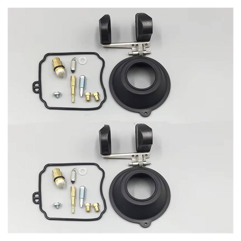 Moto Vergaser Für Hyosung GV250 2005 2006 2007 2008 2009 GT125 GT125R Carb Plunger Membran Teile Vergaser Reparatur Rebuild Kit Vergaser(2sets) von QINSHU