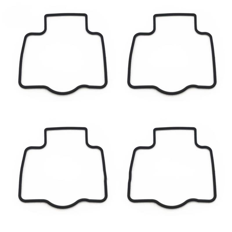 Moto Vergaser Für Kawasaki ZX-7 ZX7 ZX750 ZX-10 ZX10 ZX1000 ZX-6R ZX6R ZX600 ZZR600 Vergaser Reparatur Kit Konfigurieren Vakuum Membran Und Float Vergaser(4 Gasket) von QINSHU