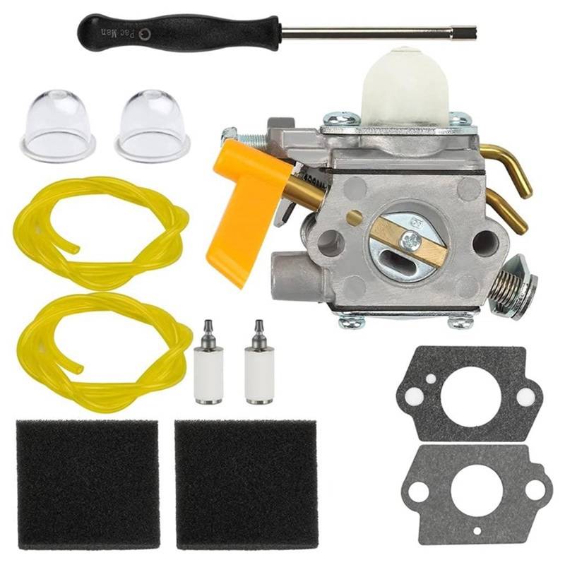 Moto Vergaser Für Ryobi Für Homelite 25Cc 30Cc String Trimmer Brushcutter 985624001 C1U-H60 Vergaser W Tune Up Kit Luftfilter Vergaser von QINSHU