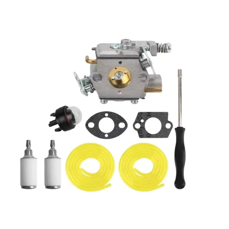 Moto Vergaser Für Ryobi RY3714 RY3716 Gas-Kettensäge Carb Dichtung Kraftstofffilter Kraftstoffleitung Schlauch Primer Birne 309376002 Vergaser W/Tune Up Kit Vergaser von QINSHU