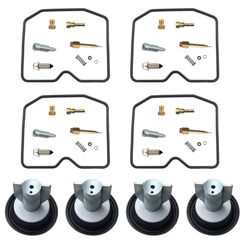 Moto Vergaser Vergaser Reparatur Kit Für Suzuki GSX Für Inazuma 750 GSX750 1998-2001 Diaphram Float Teile Vergaser(D) von QINSHU