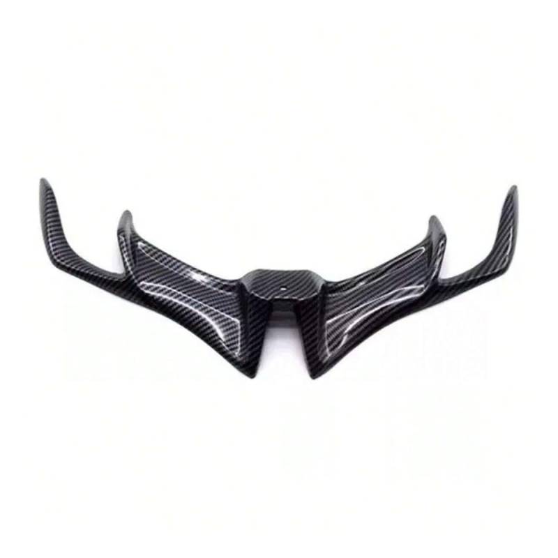 Motorrad Verkleidungs Panel 1pc Carbon Fiber Motorrad Front Verkleidung Winglet Spoiler Deflektor, Lufteinlass Abdeckung Und Unteren Schutz Protector Für Die Meisten M von QINYUML