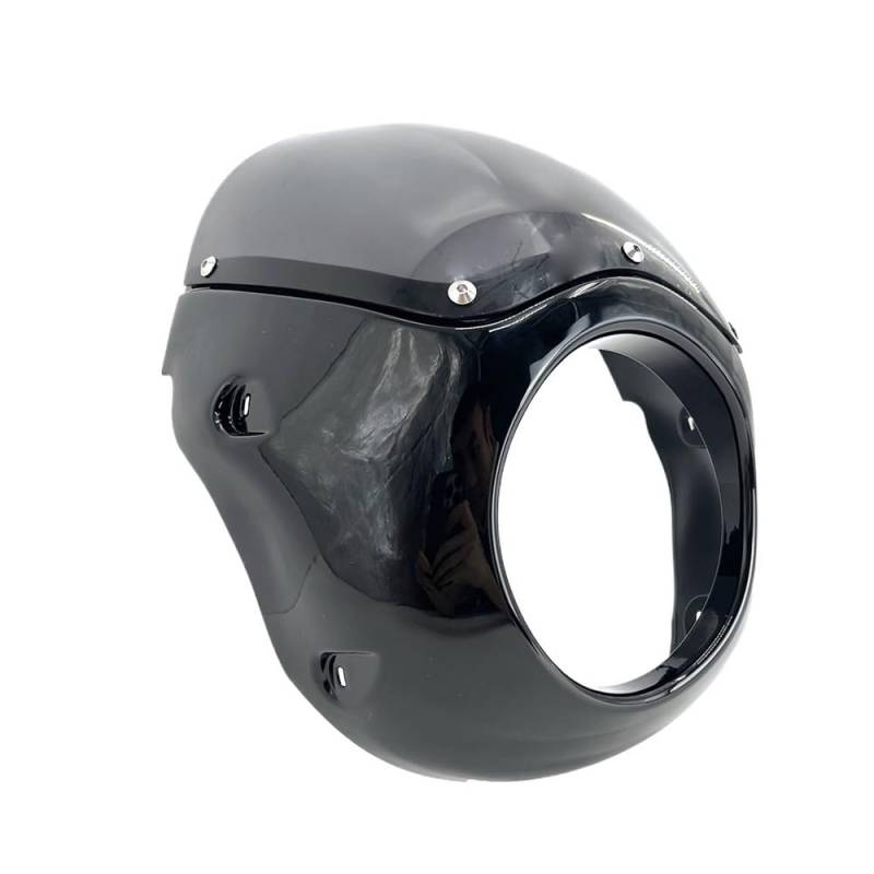Motorrad Verkleidungs Panel Scheinwerfer-Schirmverkleidung, Motorrad-Frontscheinwerferabdeckung, Retro-Nasenverkleidung für Trident 660 2021–2024, Modifikation von QINYUML