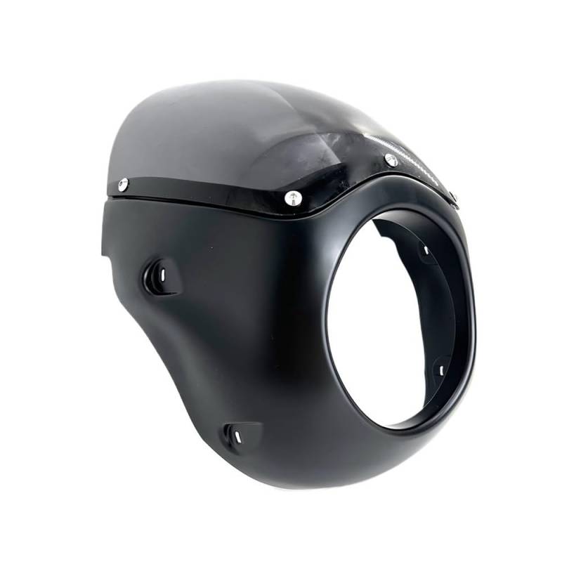 Motorrad Verkleidungs Panel Scheinwerfer-Schirmverkleidung, Motorrad-Frontscheinwerferabdeckung, Retro-Nasenverkleidung für Trident 660 2021–2024, Modifikation von QINYUML