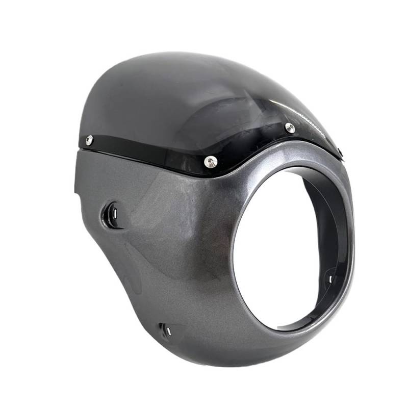 Motorrad Verkleidungs Panel Scheinwerfer-Schirmverkleidung, Motorrad-Frontscheinwerferabdeckung, Retro-Nasenverkleidung für Trident 660 2021–2024, Modifikation von QINYUML