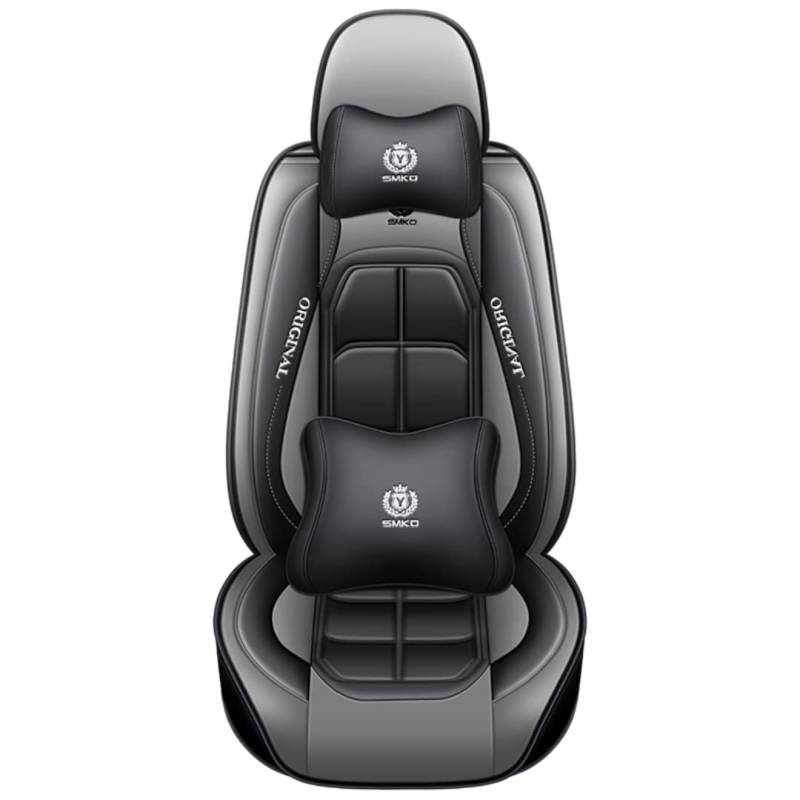 QIOZO Autositzbezüge sind geeignet für Mercedes Benz SLA-Class CSC-Class GLA 220d GLA 250 GLA UK-Version GLA 260 GLA 200 GLA 220 Auto Zubehör/Grau Deluxe von QIOZO