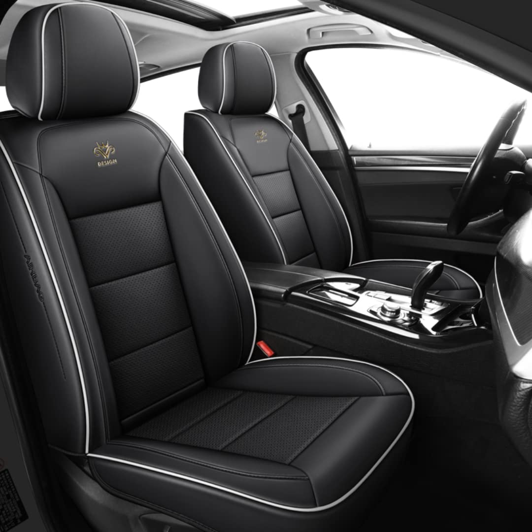 QIOZO Sitzbezüge Auto Autositzbezüge Universal Set für Mazda CX-3 CX-5 CX-8 CX-7 CX-30 CX-9 RX-7 RX-8 MX-5 Pelle Auto Zubehör/Schwarz und weiß QIOZO Sitzbezüge Auto Autositzbezüge Universal Set für Mazda CX-3 CX-5 CX-8 CX-7 CX-30 CX-9 RX-7 RX-8 MX-5 Pelle Auto Zubehör/Schwarz und weiß von QIOZO