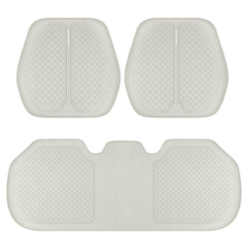 QIOZO ar Sitzbezüge Universal Komplettes Set für Citroen DS7 Crossback (X74) / DS9 E-Tense/Elysee/Nemo Multispace CoMB i/Saxo/Xantia Autoteile/Wasserdicht, Weiß von QIOZO