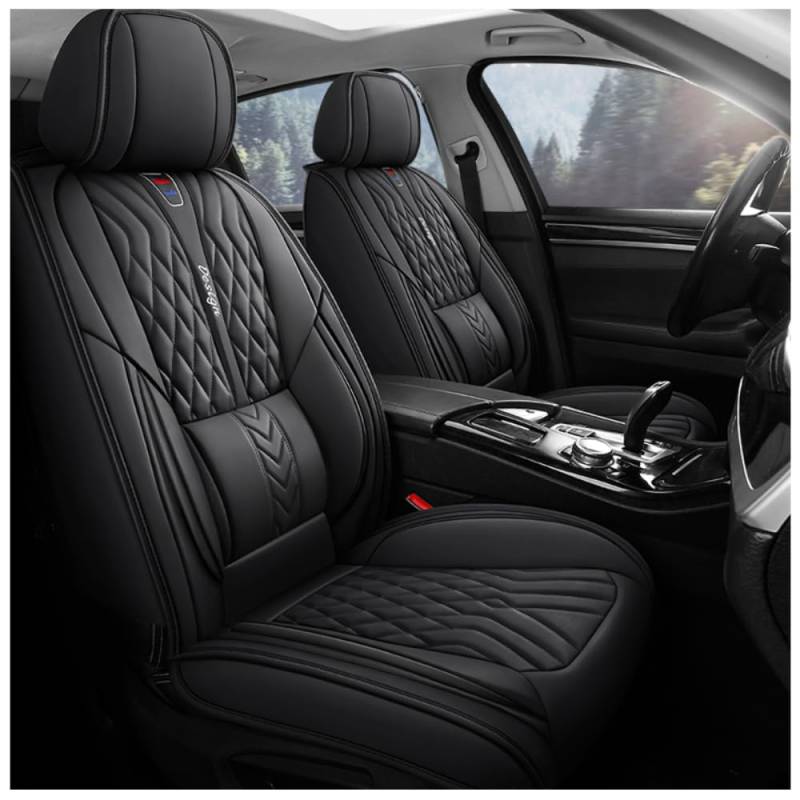 QIOZO ar Sitzbezüge Universal Komplettset für Audi A6 C7 4G Avant A6 C7 4G Allroad A6 C8 Avant A6 C8 Allroad Autoteile/Wasserdicht/Schwarz von QIOZO