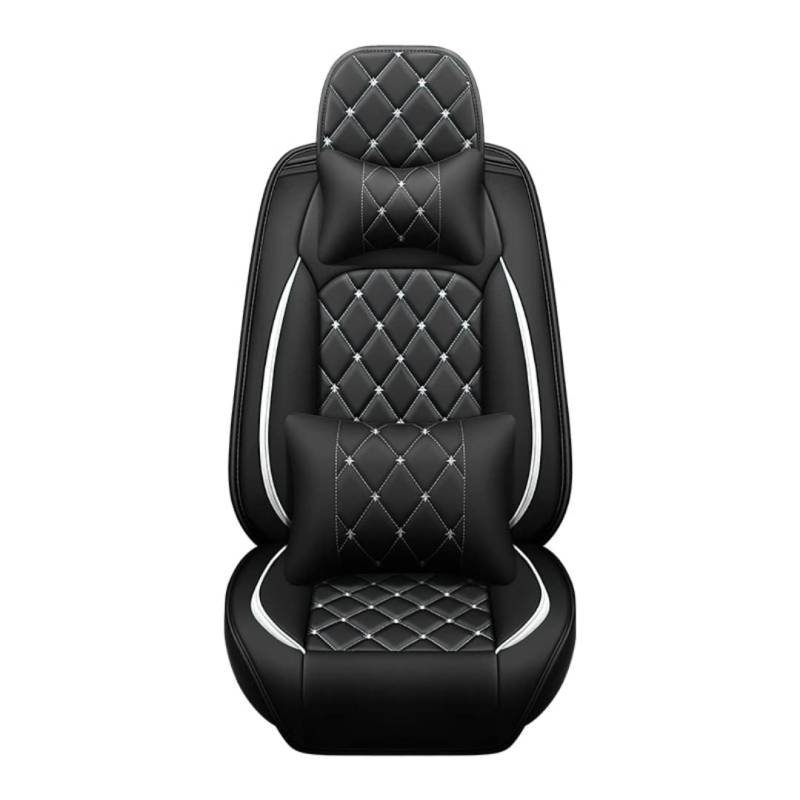 QIOZO ar Sitzbezüge Universal Komplettset für Mercedes-Benz Vito Br.638 Vito W639 Vito Br.447 Autoteile Wasserdicht Schwarz Weiß Deluxe Edition von QIOZO