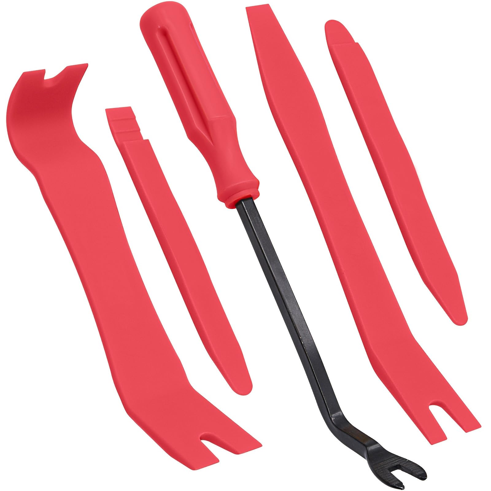 Auto Demontage Werkzeuge Set - 5 Teile Metall Hebelwerkzeug Zierleistenkeile Automotive Reparatur Set, Werkzeug, Auto Demontage Werkzeug Kfz Trim Tool Kit Universal für Entfernung Autotür Platten Auto Demontage Werkzeuge Set - 5 Teile Metall Hebelwerkzeug Zierleistenkeile Automotive Reparatur Set, Werkzeug, Auto Demontage Werkzeug Kfz Trim Tool Kit Universal für Entfernung Autotür Platten von QITIXI:OU