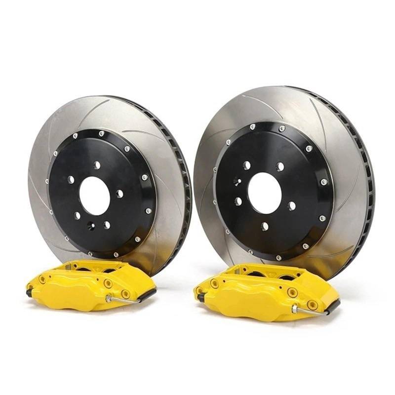 Auto Bremskolben Laufen 4 Topf-Tasterzirkel 7600 Big Brake Kit With 300mm Dsic 16 Zoll für Honda Civc Jaz Feststellbremshebel(Brake hose) von QIUYMGFG