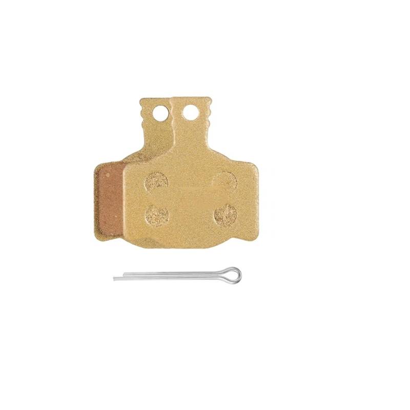 Auto Bremskolben Paar Fahrrad-Scheibenbremsbeläge für Magura MT2 MT4 MT6 MT8, Harz/Keramik/Blau Multi Kupfer/Kupferbasis Feststellbremshebel(2Pairs CopperBase) von QIUYMGFG