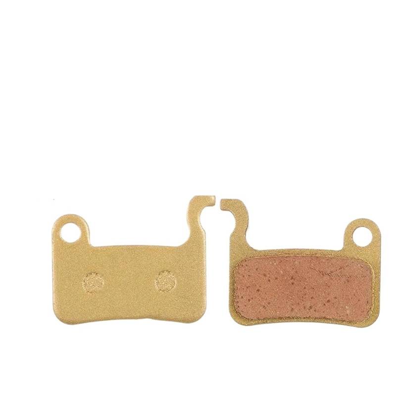 Auto Bremskolben Scheibenbremsbeläge Kupferbasiertes Metall MTB Hydraulische Bremsbeläge Für SHIMANO B01S B05S Fahrradbremsbelag Für M525 M395 Feststellbremshebel(02A 1pair) von QIUYMGFG