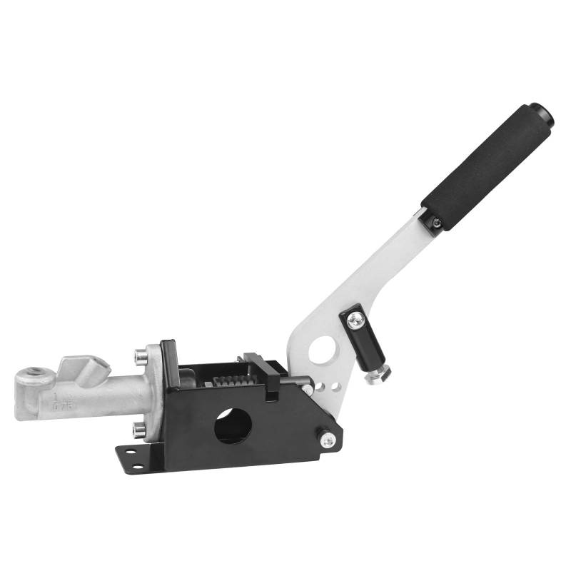 Auto Bremskolben Universal Racing Hydraulische Drift Handbremse Elektronische Bremse Handbremse Vertikal Horizontal Grip Feststellbremshebel(Black) von QIUYMGFG