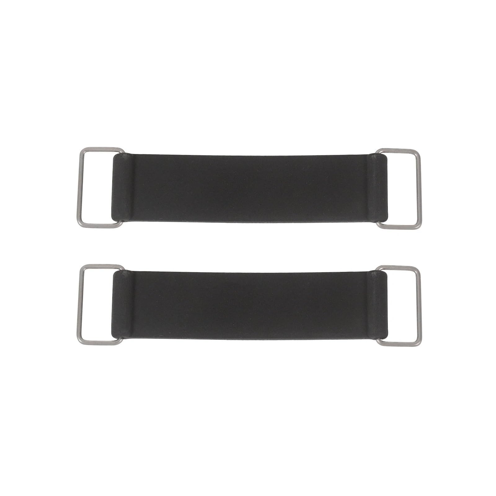 Motorrad Batterieabdeckung 2PCS Universal Motorrad Roller Batterie Gummiband Elastische Bandage Dehnbar Feste Halter Gürtel Zubehör Seite Batterie Verkleidung Abdeckung(125MM) von QIUYMGFG