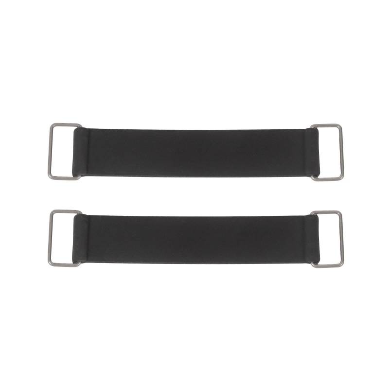 Motorrad Batterieabdeckung 2PCS Universal Motorrad Roller Batterie Gummiband Elastische Bandage Dehnbar Feste Halter Gürtel Zubehör Seite Batterie Verkleidung Abdeckung(145MM) von QIUYMGFG