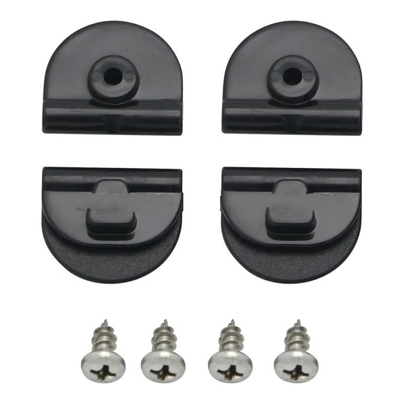 Motorrad Batterieabdeckung 4 x Stück Batterieseitenabdeckungs-Knopfclips L&R Passend für Harley-Davidson Sportster XL883 XL1200 Forty-Eight Iron 2004-2022 Seite Batterie Verkleidung Abdeckung von QIUYMGFG