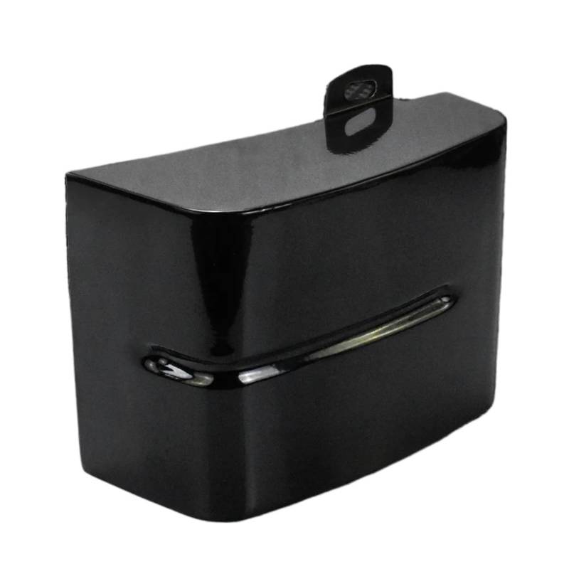 Motorrad Batterieabdeckung Motorrad-Batterieabdeckung links rechts passend für Harley Dyna FXDF FLD passend für Super Glide Wide Glide 2012–2017 Street Bob Seite Batterie Verkleidung Abdeckung von QIUYMGFG