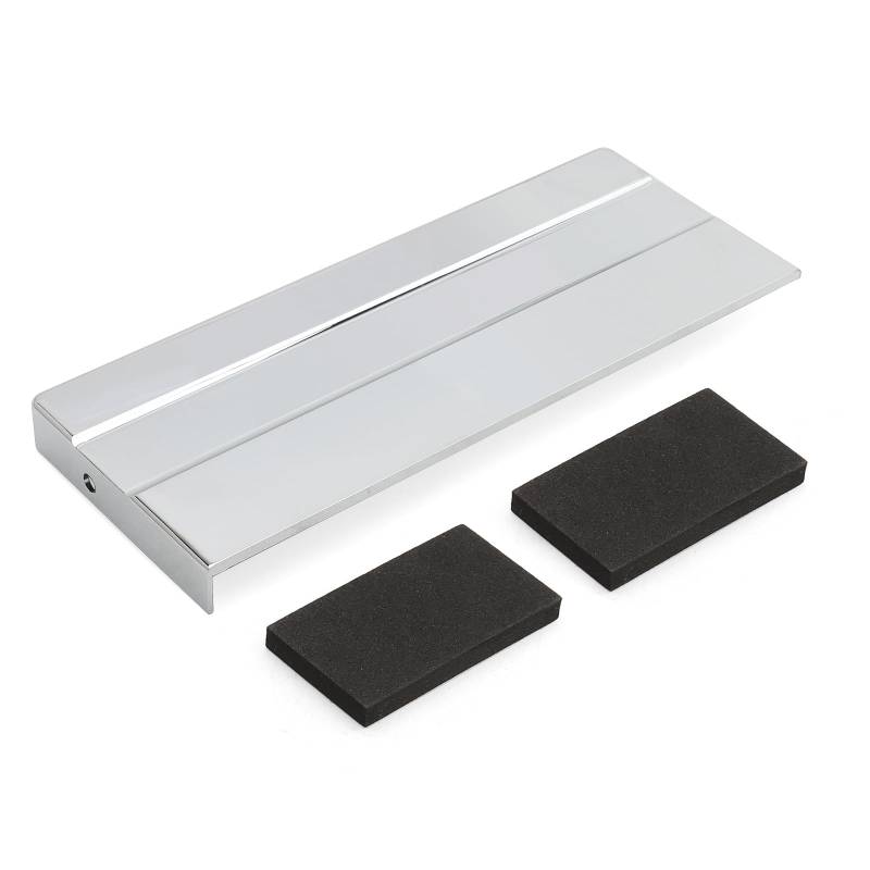 Motorrad Batterieabdeckung Motorrad-Batterieabdeckungssatz mit quadratischem Schlitz, passend für Harley Sportster XLH 1200 883 1991–1997, ersetzt OEM 66347–91 Seite Batterie Verkleidung Abdeckung(Bat von QIUYMGFG