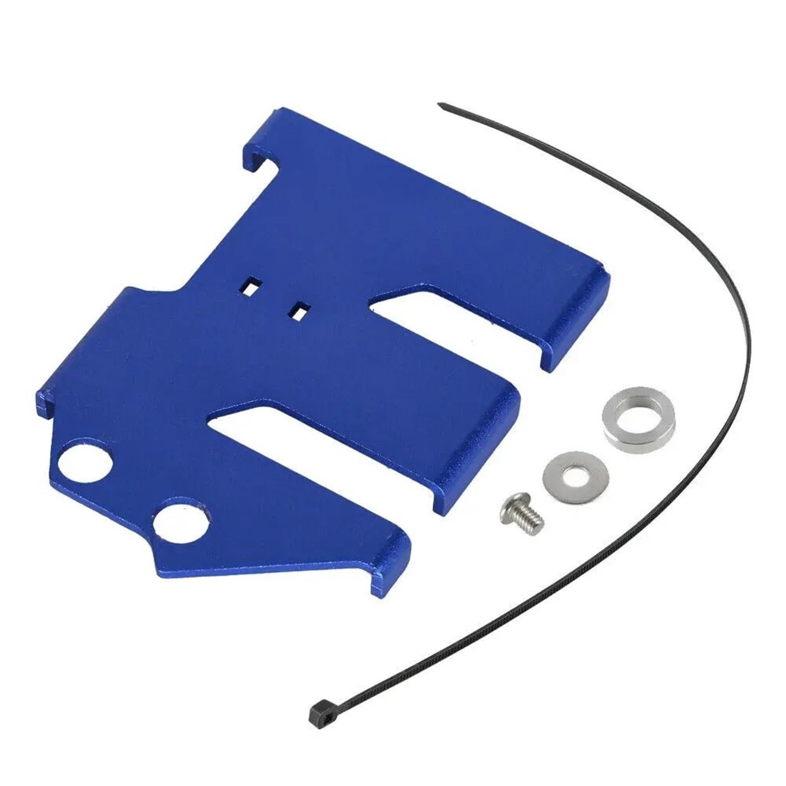 Motorrad Batterieabdeckung Motorrad CNC Batterieabdeckung Aluminium Schutzvorrichtung Zubehör Passend für Kawasaki KLR 650 KLR650 2008-2018 Seite Batterie Verkleidung Abdeckung(BLUE) von QIUYMGFG