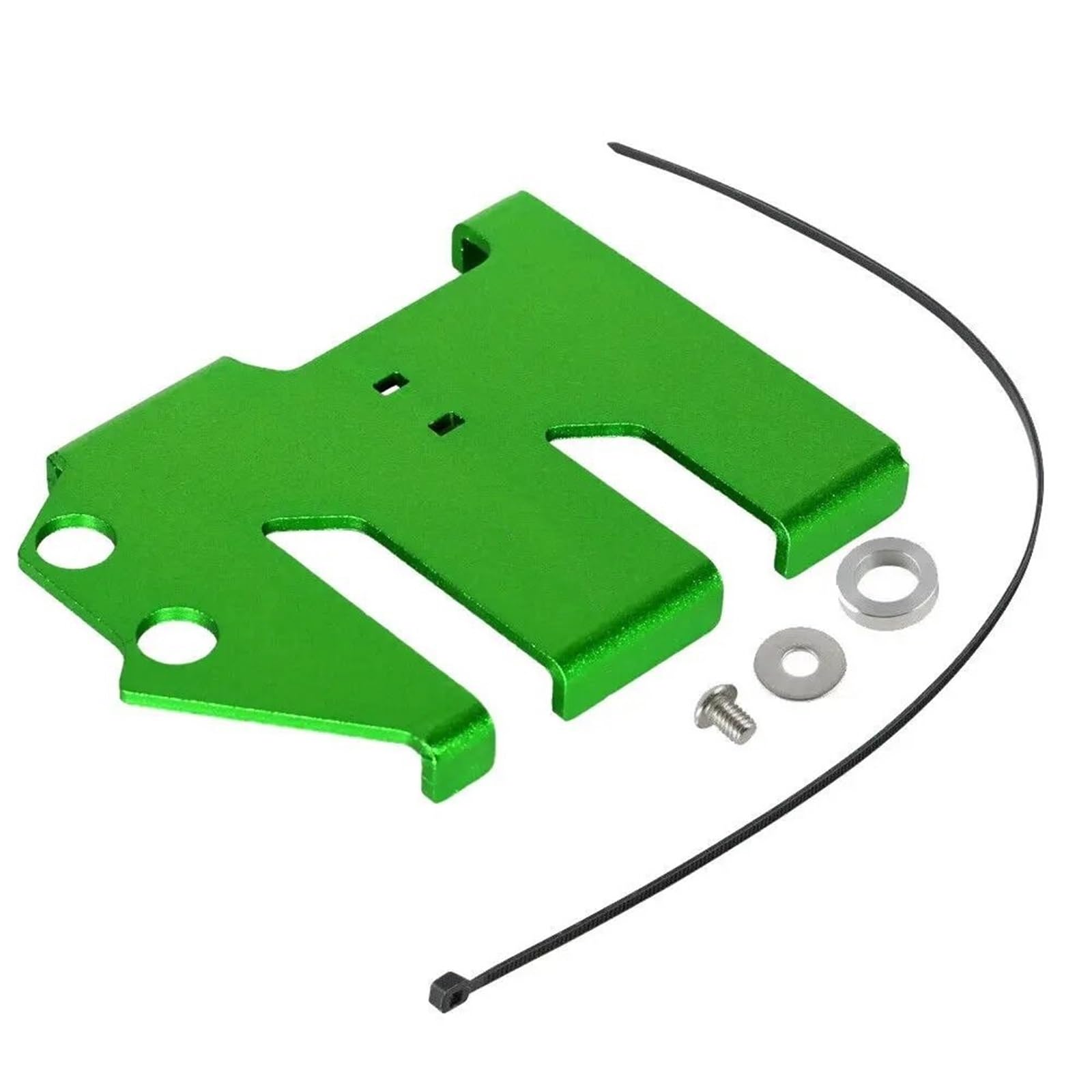 Motorrad Batterieabdeckung Motorrad CNC Batterieabdeckung Aluminium Schutzvorrichtung Zubehör Passend für Kawasaki KLR 650 KLR650 2008-2018 Seite Batterie Verkleidung Abdeckung(GREED) von QIUYMGFG