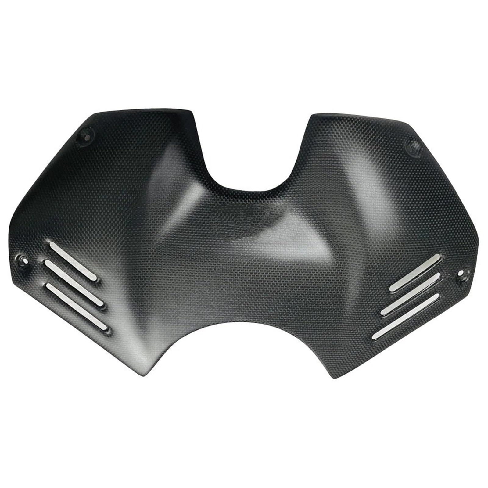 Motorrad Batterieabdeckung Passend für DUCATI Panigale V4 V4S V4R 2018–2021, Carbonfaser-Motorradzubehör, Kraftstofftank, Batterieabdeckung Seite Batterie Verkleidung Abdeckung(Matte finish) von QIUYMGFG