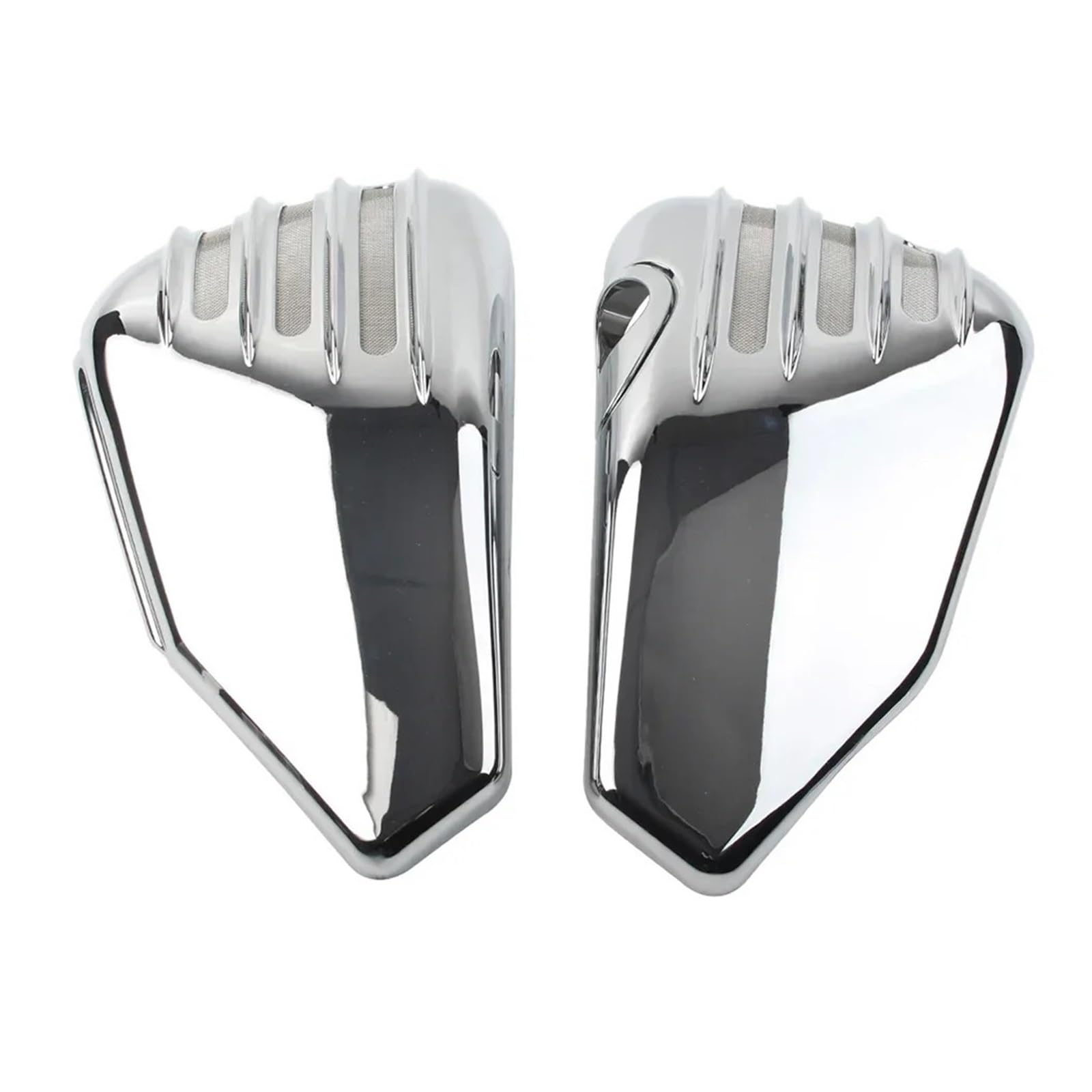 Motorrad Batterieabdeckung Passend für Harley Davidson Sportster Modelle XL 883 1200 2004-2010 2011 2012 2013 1 Paar Batterieseitenabdeckung Seite Batterie Verkleidung Abdeckung(Chrome) von QIUYMGFG