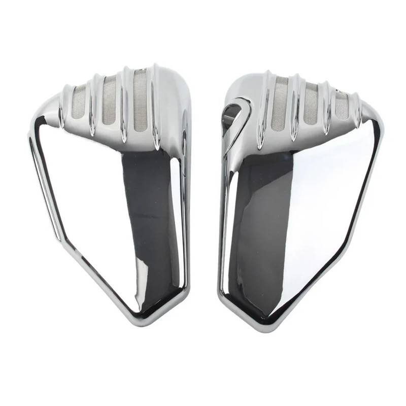 Motorrad Batterieabdeckung Passend für Harley Davidson Sportster Modelle XL 883 1200 2004-2010 2011 2012 2013 1 Paar Batterieseitenabdeckung Seite Batterie Verkleidung Abdeckung(Chrome) von QIUYMGFG