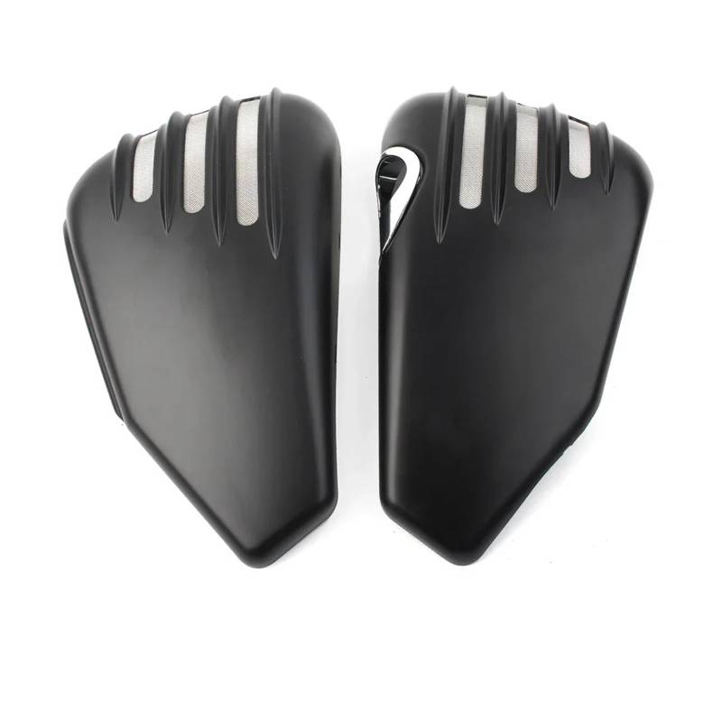 Motorrad Batterieabdeckung Passend für Harley Davidson Sportster Modelle XL 883 1200 2004-2010 2011 2012 2013 1 Paar Batterieseitenabdeckung Seite Batterie Verkleidung Abdeckung(Matte Black) von QIUYMGFG