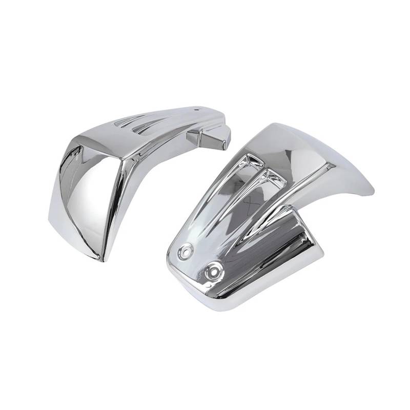 Motorrad Batterieabdeckung Passend für Harley Softail Breakout FXBR Fat Boy FLFB Sport Glide FXDR 2018-2022 Motorrad-Seitenbatterieverkleidungsabdeckung Seite Batterie Verkleidung Abdeckung(Silver) von QIUYMGFG