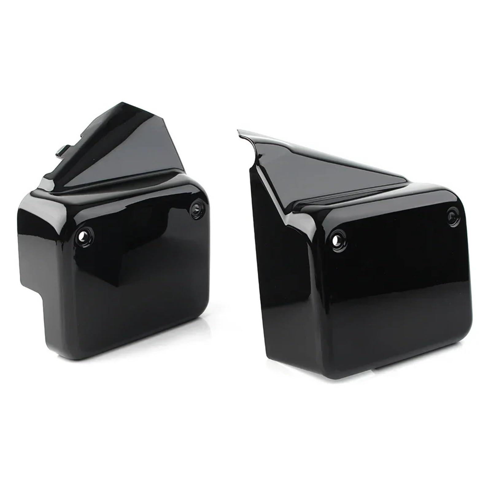 Motorrad Batterieabdeckung Passend für Honda Shadow Spirit VT 750 DC 2000-2009 Chrom ABS VT750 Motorrad Batterieabdeckung Seitenverkleidung Seite Batterie Verkleidung Abdeckung(Black) von QIUYMGFG