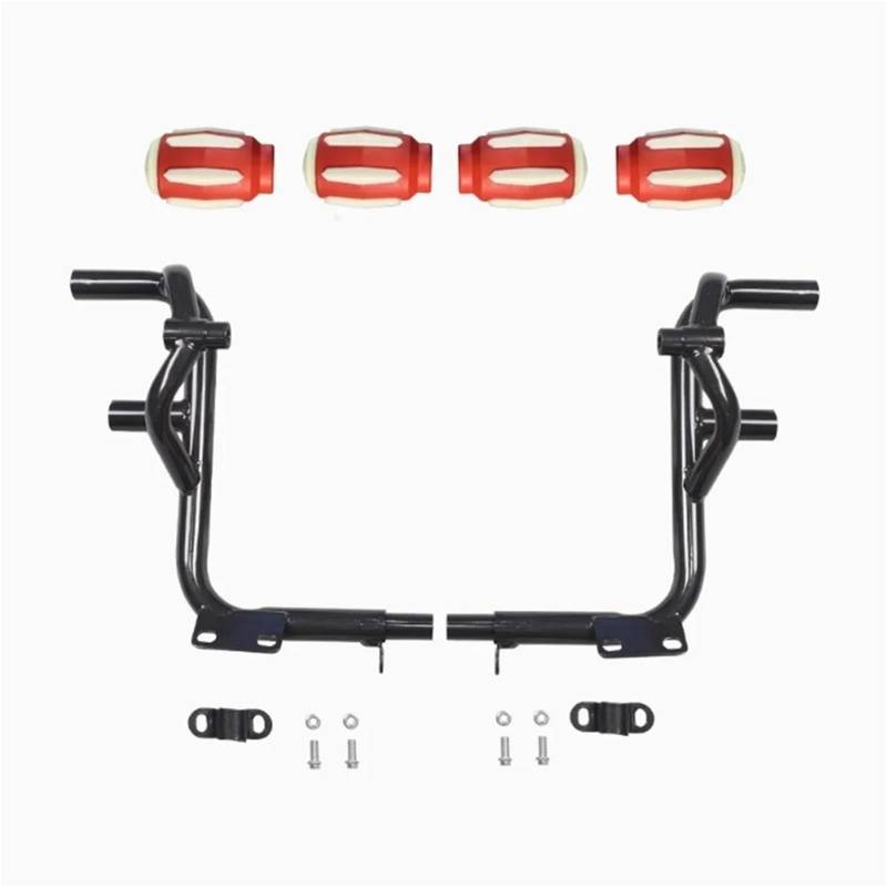 Motorrad Sturzbügel Für CFMOTO CLC450 450CLC 450CL-C CF400-10 Motorrad Motor Schutz Bar Crash Stahl Stoßstange Verkleidung Schutz Sturzbügel(Style4) von QIUYMGFG