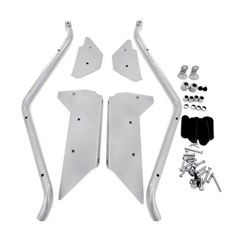 Motorrad Sturzbügel Motorrad Crash Bars Stoßstangen Motor Schutz Tank Protector Obere Abdeckung Fit Für HONDA FORZA NSS 750 2021 2022 2023 Sturzbügel(Silver) von QIUYMGFG