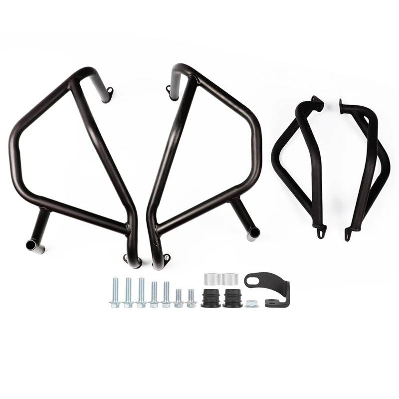 Motorrad Sturzbügel Passend für CFMOTO 450 MT 2024 Rahmenstoßstange Anti-Crash-Bar Anti-Fall-Kit Motorabdeckung 450MT Motorradzubehör Sturzbügel von QIUYMGFG