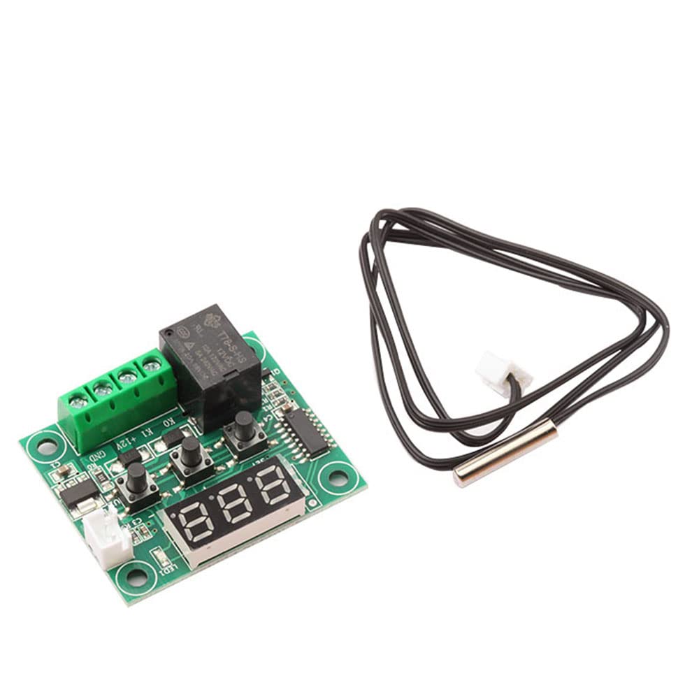 1 x XH-W1209 W1209 DC 12 V digitaler Temperaturregler-Modul, Kühl-/Heizungstemperaturregelung 1 x XH-W1209 W1209 DC 12 V digitaler Temperaturregler-Modul, Kühl-/Heizungstemperaturregelung von QIYQTIG