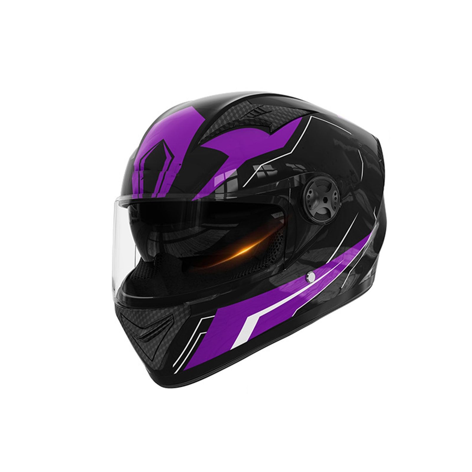 QJWMatic Integraler Motorradhelm, Leichter Straßenradhelm Mit Anti-Beschlag-Doppelsonnenblende ECE-Zertifiziert Für Erwachsene Jugendliche Männer Und Frauen A,54-61CM QJWMatic Integraler Motorradhelm, Leichter Straßenradhelm Mit Anti-Beschlag-Doppelsonnenblende ECE-Zertifiziert Für Erwachsene Jugendliche Männer Und Frauen A,54-61CM von QJWMatic