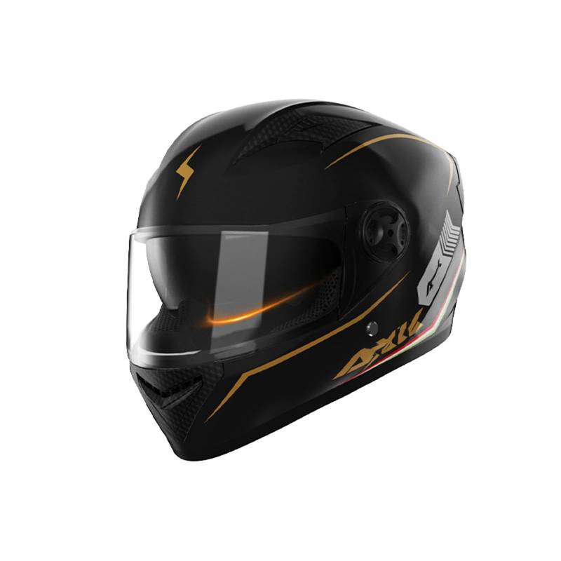 QJWMatic Integrierter Motorradhelm Klapphelm ECE-zertifizierter Integralhelm mit Doppelvisier Rennhelm für Erwachsene Damen Herren Integralhelm M,54-61cm von QJWMatic