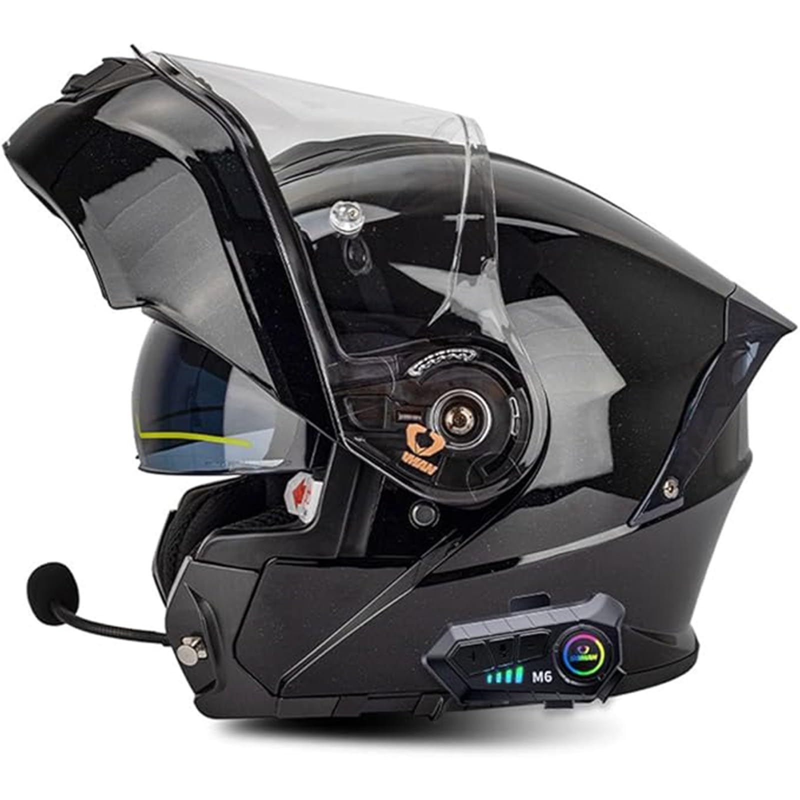 QJWMatic Klapphelm Mit Bluetooth Motorradhelm Integralhelm Damen Herren Mit Doppelvisier ECE Zertifiziert Integralhelm Flip Vollvisierhelm B,4XL67-68CM QJWMatic Klapphelm Mit Bluetooth Motorradhelm Integralhelm Damen Herren Mit Doppelvisier ECE Zertifiziert Integralhelm Flip Vollvisierhelm B,4XL67-68CM von QJWMatic