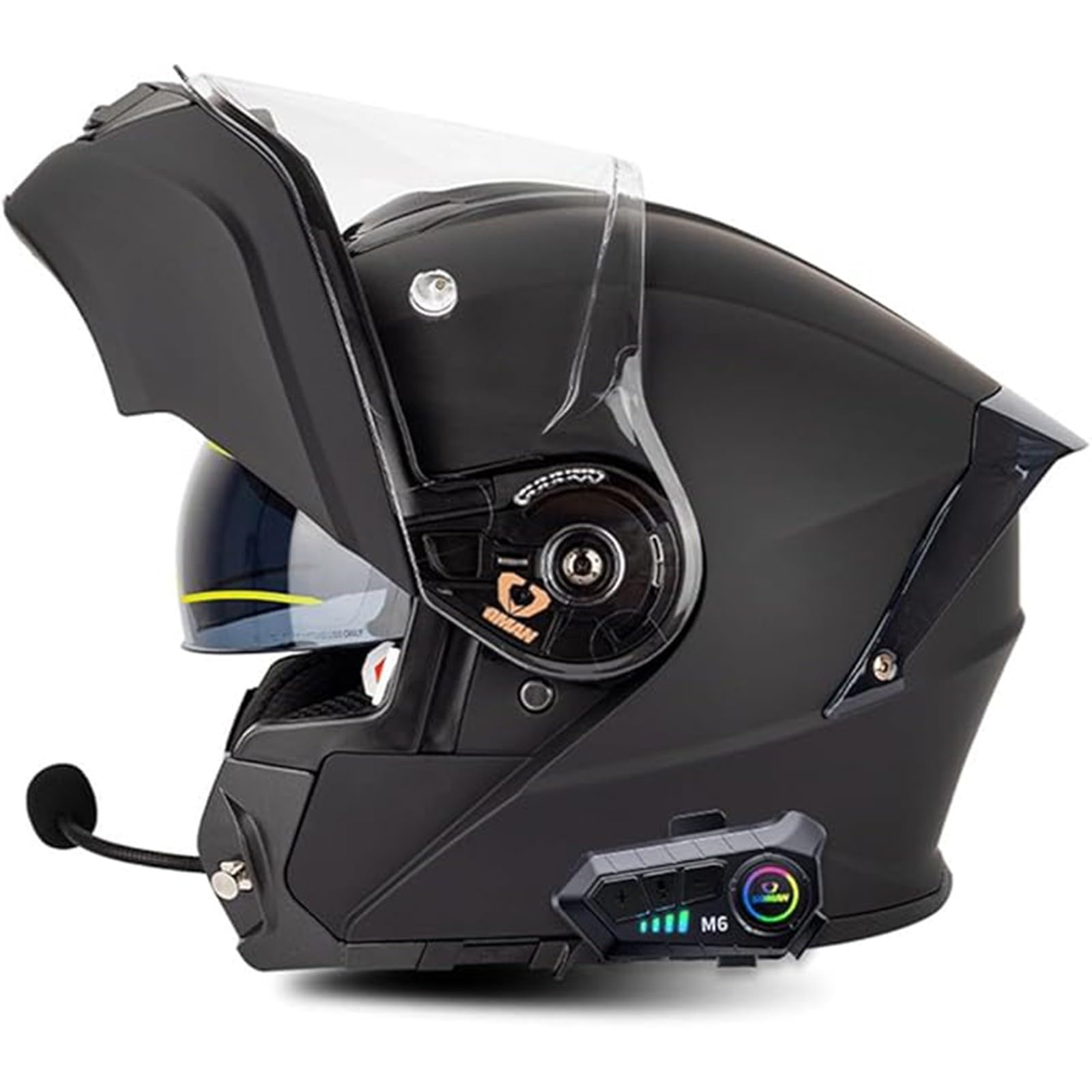 QJWMatic Klapphelm Mit Bluetooth Motorradhelm Integralhelm Damen Herren Mit Doppelvisier ECE Zertifiziert Integralhelm Flip Vollvisierhelm G,4XL67-68CM QJWMatic Klapphelm Mit Bluetooth Motorradhelm Integralhelm Damen Herren Mit Doppelvisier ECE Zertifiziert Integralhelm Flip Vollvisierhelm G,4XL67-68CM von QJWMatic